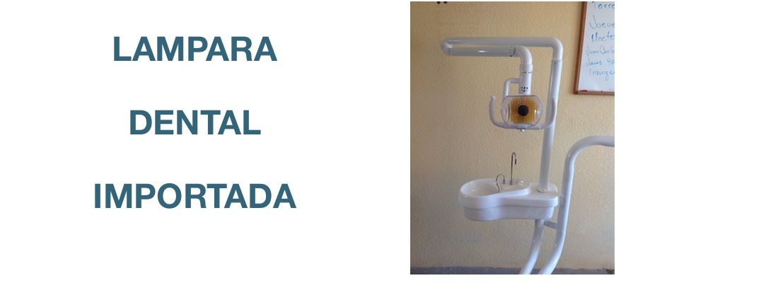 Lámpara dental importada