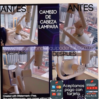 Equipo dental reparado