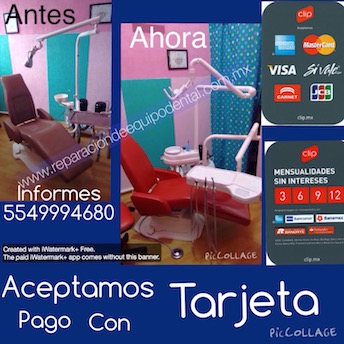 Equipo dental reparado