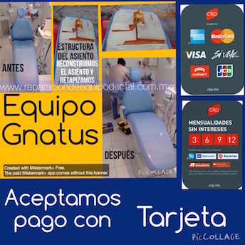 Equipo dental reparado