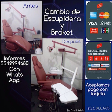 Equipo dental reparado