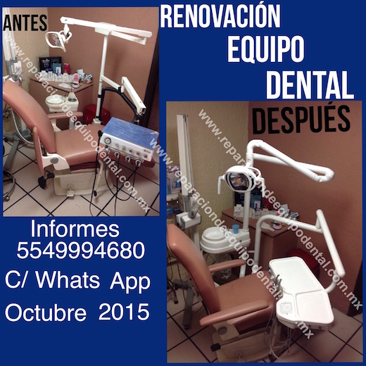Equipo dental reparado
