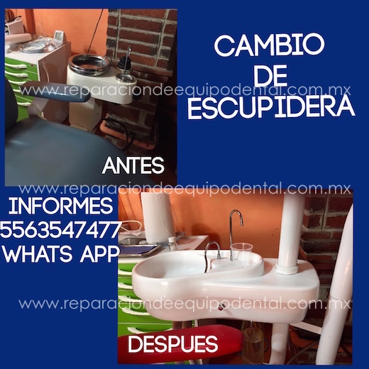 Equipo dental reparado