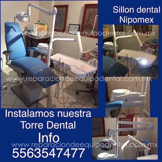 Equipo dental reparado