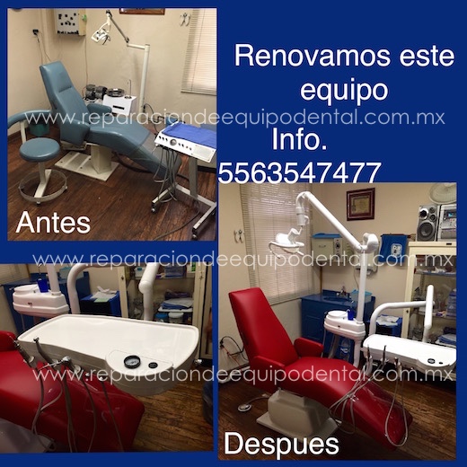 Equipo dental reparado